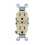 Duplex Receptacle Tamper Resistant 15 Amp, 125 Volt - Ivory