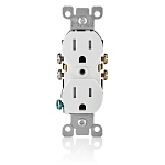Duplex Receptacle Tamper Resistant 15 Amp - White