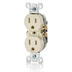 Duplex Receptacle Tamper Resistant 15 Amp, 125 Volt - Ivory