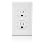 Duplex Receptacle Tamper Resistant 15 Amp - White