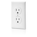 Duplex Receptacle Tamper Resistant 15 Amp - White