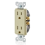 Decora Duplex Tamper Resistant Receptacle 15 Amp - Ivory