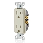 Duplex Tamper Resistant Receptacle 15 Amp - Light Almond