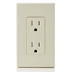 Duplex Tamper Resistant Receptacle 15 Amp - Light Almond