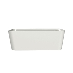 MAAX® 106386-000-001 106386 Oberto 1-Piece Bathtub, 67 in L 31 in W, Center Drain, White, Domestic