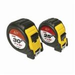 Malco® CT425 Non-Magnetic Measuring Tape, 25 ft L x 1 in W Blade, Imperial