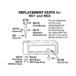 Malco® HC1B Pivot Pin Set, For Use With Model HC1 Hole Cutter