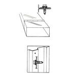 Malco® Bit-Tip® BT231T Self Drilling Screw, #8-18, 3/4 in OAL, Hex Washer Head, Slotted Drive, Steel