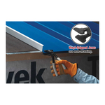 Malco® S11 Offset Seamer and Tong, 3-1/2 in W Jaw, Cushion Grip Handle