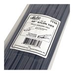 Malco® TY48 Adjustable Cable Tie, 48 in L x 3/8 in W, Nylon, Gray