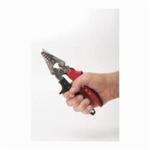 Malco® S3R Offset Hand Seamer, 24 ga Metal Gauge, 3-1/4 in W x 1-1/4 in D Straight Jaw, Graduations 1/4 in Increments, Ergonomic/RedLine™ Handle