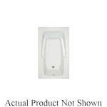 Mansfield® 532535 6518 Pro-Fit® Builder Bathtub, Whirlpool, Rectangle Shape, 59-3/4 in L x 35-3/4 in W, End Drain, Biscuit, Domestic