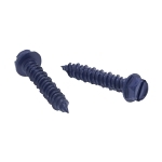 Metallics CSH10F Tapping Screw, 1/4 in Dia, 1-1/4 in OAL, Steel
