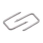 Metallics PST4M Special Purpose Cable Staple, 9/16 in W Crown, 1-1/4 in L Leg, 14/12/10 AWG Cable, Steel
