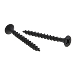 Metallics JDWC1C Self-Piercing Drywall Screw, #6, 1 in OAL, Bugle Head, Phosphate Coated, Sharp Point, Phillips® Drive