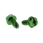 Metallics JGSH22 Type 23 Combination Grounding Screw, #10-32 Screw, 3/8 in OAL, 2 in Phillips®/Slotted/Square Drive, Steel