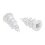 Metallics PSA1J Self-Drilling Wall Anchor Kit, 50 Pieces, Nylon