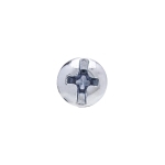 Metallics TM82LP Combo Receptacle and Wiring Device Screw, #6-32, 1-1/2 in OAL, Truss Head, Steel, Phillips®/Slotted Drive, Zinc Plated