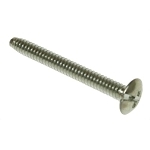 Metallics TM82LP Combo Receptacle and Wiring Device Screw, #6-32, 1-1/2 in OAL, Truss Head, Steel, Phillips®/Slotted Drive, Zinc Plated