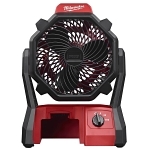 Milwaukee® 0886-20 Cordless Jobsite Fan, 18 VDC, 3 Speeds, 284 cfm Air Flow
