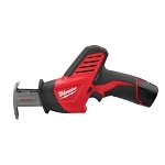Milwaukee® HACKZALL® 2420-21 Fixed Shoe Cordless Reciprocating Saw Kit, 1/2 in L Stroke, 0 to 3000 spm, Straight Stroke, 12 V DC, 11 in OAL