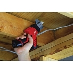 Milwaukee® HACKZALL® 2420-21 Fixed Shoe Cordless Reciprocating Saw Kit, 1/2 in L Stroke, 0 to 3000 spm, Straight Stroke, 12 V DC, 11 in OAL