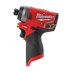 Milwaukee® M12™ FUEL™ 2598-22 Cordless Combination Kit, Tools: Hammer Drill/Driver, Impact Driver, 12 V AC, 2/4 Ah Lithium-Ion, Pistol Grip Handle
