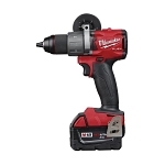 Milwaukee® M18™ 2804-22 Compact Lightweight Cordless Hammer Drill/Driver Kit, 1/2 in Hex Chuck, 18 V DC, 0 to 550/0 to 2000 rpm No-Load, Li-Ion Battery