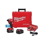 Milwaukee® M18 FUEL™ 2857-22 Cordless Impact Driver Kit, 1/4 in Hex Drive, 4300 bpm, 2000 in-lb Torque, 18 V, 4.59 in OAL