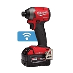 Milwaukee® M18 FUEL™ 2857-22 Cordless Impact Driver Kit, 1/4 in Hex Drive, 4300 bpm, 2000 in-lb Torque, 18 V, 4.59 in OAL