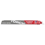 Milwaukee® SAWZALL® TORCH™ 48-00-5202 Reciprocating Saw Blade, 9 in L x 0.05 in W, 7 TPI, Carbide Body