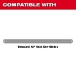 Milwaukee® 48-22-0050 High Tension Hacksaw, 12 in L Bi-Metal Blade, 45 deg