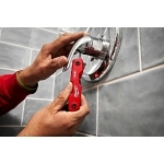 Milwaukee® 48-22-2181 Folding Hex Key Set, 9 Pieces, 5/16, 3/32, 7/64, 1/8, 9/64, 5/32, 3/16, 7/32, 1/4 in Hex, Hex Drive, Ergonomic Grip Handle, Steel/Aluminum, Black Oxide