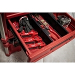 Milwaukee® 48-22-2182 Folding Hex Key Set, 8 Pieces, 1.5, 2, 2.5, 3, 4, 5, 6, 8 mm Hex, Hex Drive, Ergonomic Grip Handle, Steel/Aluminum, Black Oxide