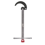 Milwaukee® 48-22-7002 Adjustable Large Basin Wrench, 14.9 in OAL, 90 deg