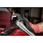 Milwaukee® 48-22-7414 Pipe Wrench, 14 in Pipe, 13.46 in OAL, Hook Jaw, Aluminum Handle, Self Adjustment, Gray