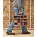 Milwaukee® 48-22-8030 Stackable Jobsite Organizer, 35 Pockets, Black/Red