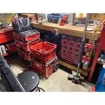 Milwaukee® PACKOUT™ 48-22-8426 Waterproof Rolling Tool Box, 18.9 in H x 25.6 in W x 22.1 in D