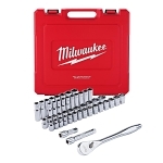 Milwaukee® 48-22-9010 Wrench Set, 47 Pieces, 1/2 to 1-1/8 in, 10 to 24 mm