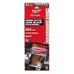 Milwaukee® 48-39-0601 Deep Cut Extreme Thick Metal Portable Band Saw Blade, 44-7/8 in L, 1/2 in W x 0.02 in THK, 8/10 TPI, Bi-Metal Body