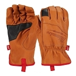 Milwaukee® 48-73-0013 Work Gloves, XL, Goatskin Leather Palm, Goatskin Leather, Brown