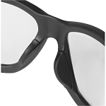 Milwaukee® 48-73-2021 High Performance Safety Glasses, Anti-Fog/Anti-Scratch/Impact-Resistant, Clear Lens, Full-Frame Frame, Black, Plastic Frame, Polycarbonate Lens, ANSI Z87.1+