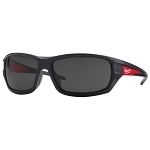 Milwaukee® 48-73-2026 High Performance Safety Glasses, Anti-Fog/Anti-Scratch/Impact-Resistant, Black Lens, Full-Frame Frame, Plastic Frame, Polycarbonate Lens, ANSI Z87.1+