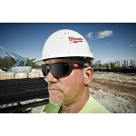 Milwaukee® 48-73-2046 High Performance Polarized Safety Glasses With Gasket, Anti-Fog/Anti-Scratch/Impact-Resistant, Black Lens, Full-Frame Frame, Plastic/Foam Lined Frame, Polycarbonate Lens, ANSI Z87.1+
