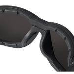 Milwaukee® 48-73-2046 High Performance Polarized Safety Glasses With Gasket, Anti-Fog/Anti-Scratch/Impact-Resistant, Black Lens, Full-Frame Frame, Plastic/Foam Lined Frame, Polycarbonate Lens, ANSI Z87.1+