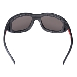 Milwaukee® 48-73-2046 High Performance Polarized Safety Glasses With Gasket, Anti-Fog/Anti-Scratch/Impact-Resistant, Black Lens, Full-Frame Frame, Plastic/Foam Lined Frame, Polycarbonate Lens, ANSI Z87.1+