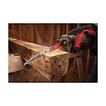 Milwaukee® SAWZALL® AX™ 48-00-5221 Tapered Back Reciprocating Saw Blade, 6 in L, 5 TPI, Carbide Body, Universal/Toothed Edge Tang