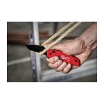 Milwaukee® FASTBACK™ 48-22-1530 Spring Assisted Folding Knife, Stainless Steel Tanto Blade, Serrated Edge, Slide-Lock Opening