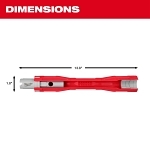 Milwaukee® 48-22-7100 Swap-Out Faucet Wrench, 13.8 in OAL