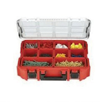 Milwaukee® 48-22-8030 Stackable Jobsite Organizer, 35 Pockets, Black/Red